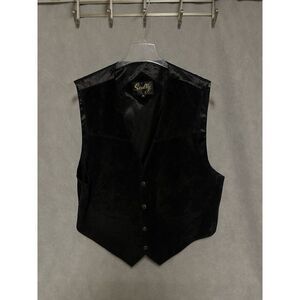 Scully Black Suede Men's Vest